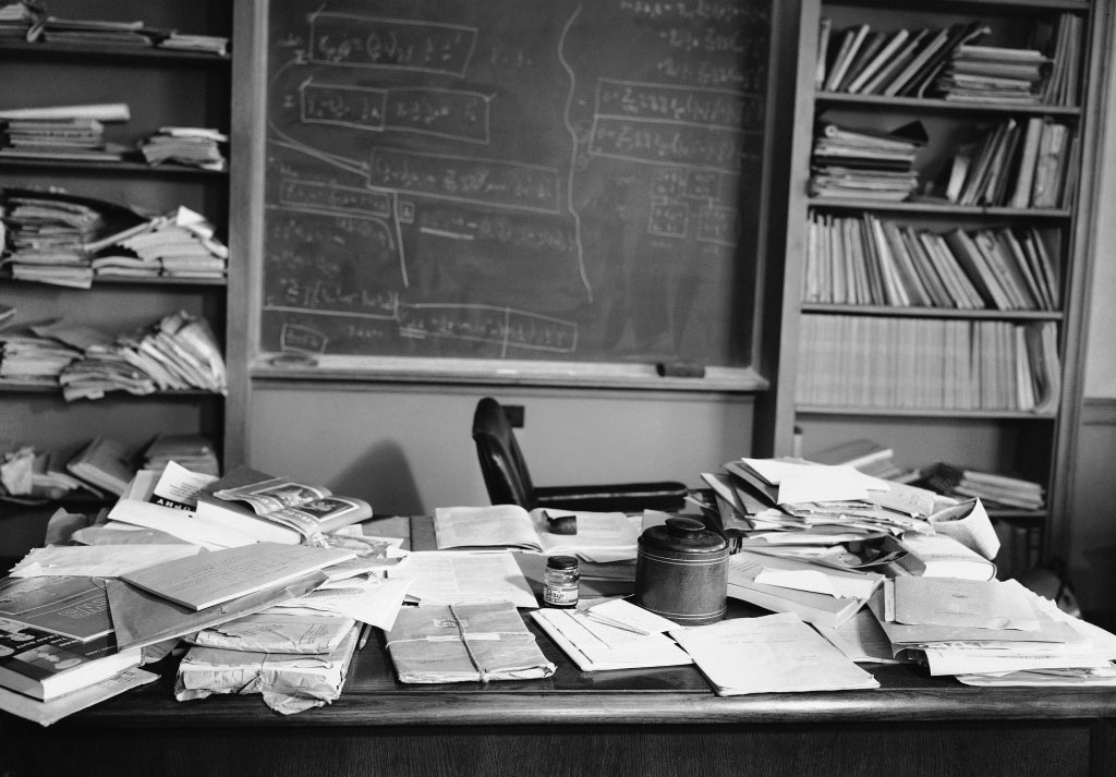 Defining Creativity Einstein S Cluttered Desk